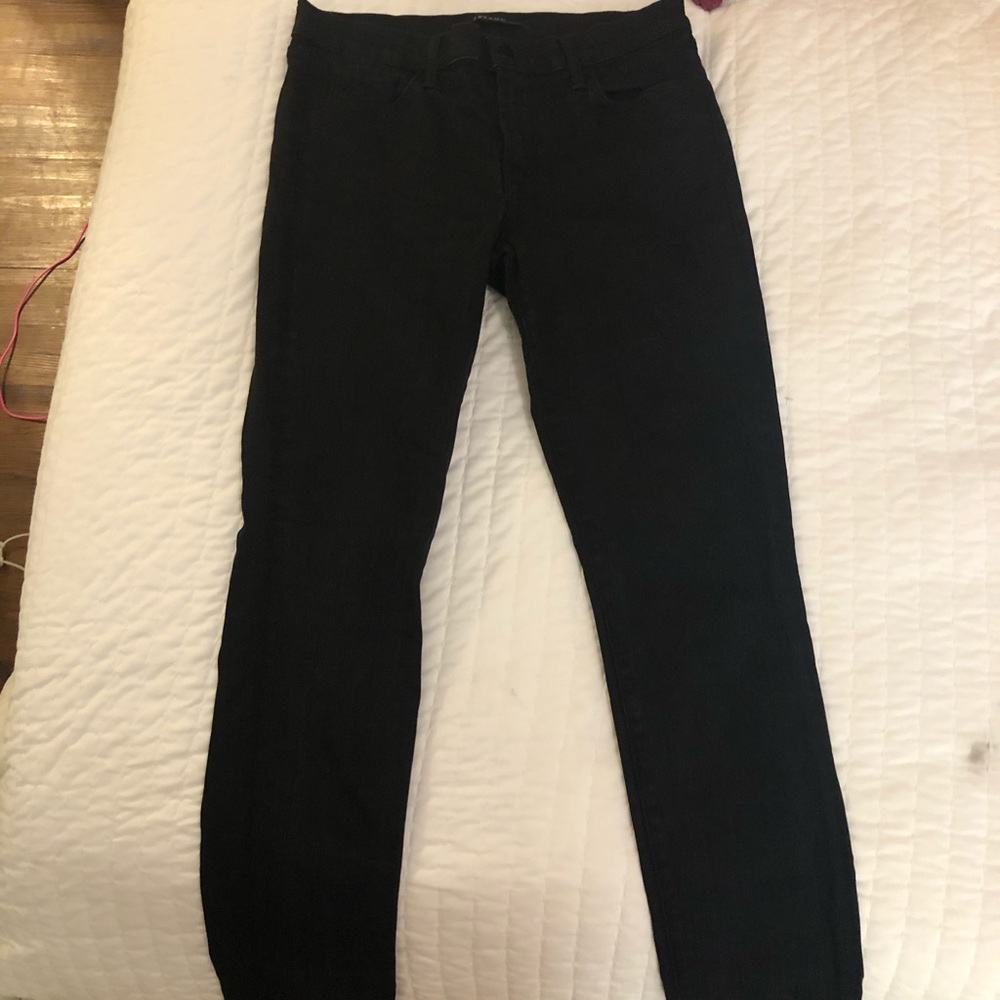 Jbrand skinny hi rise jeans 29 black